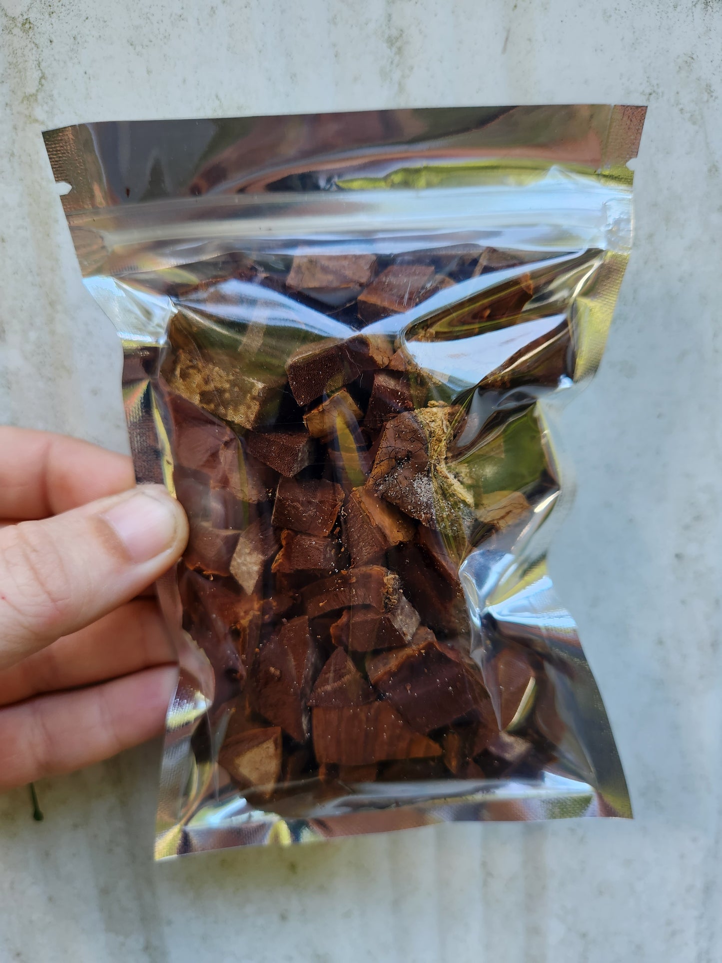 Dried Chopped Reishi Mushrooms