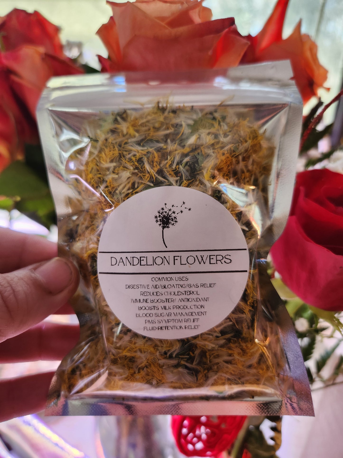 Dried Dandelion Flower