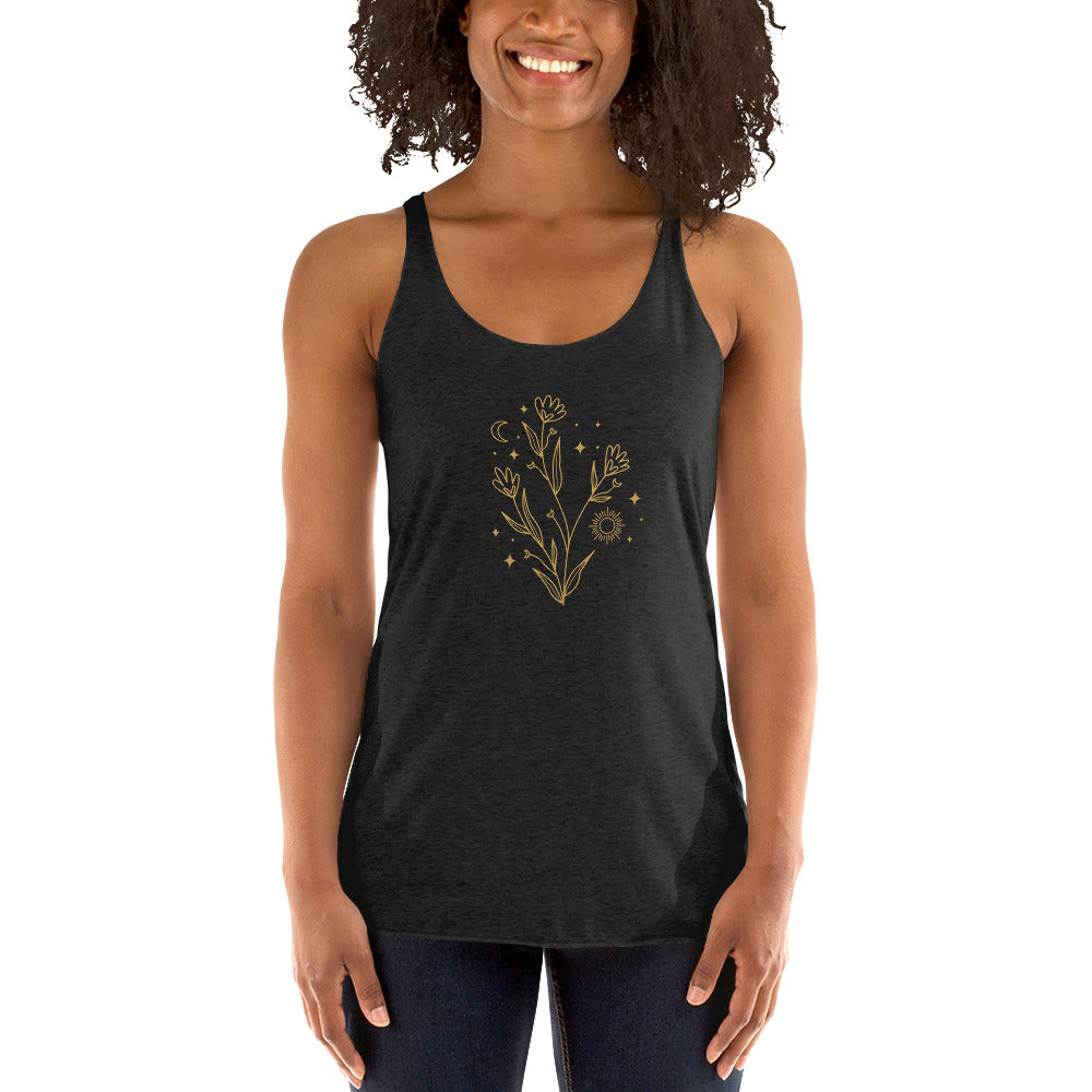 Lunar Bouquet Women's Racerback Tank