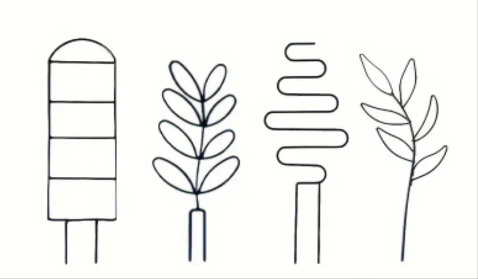 Mystery Black Plant Trellis