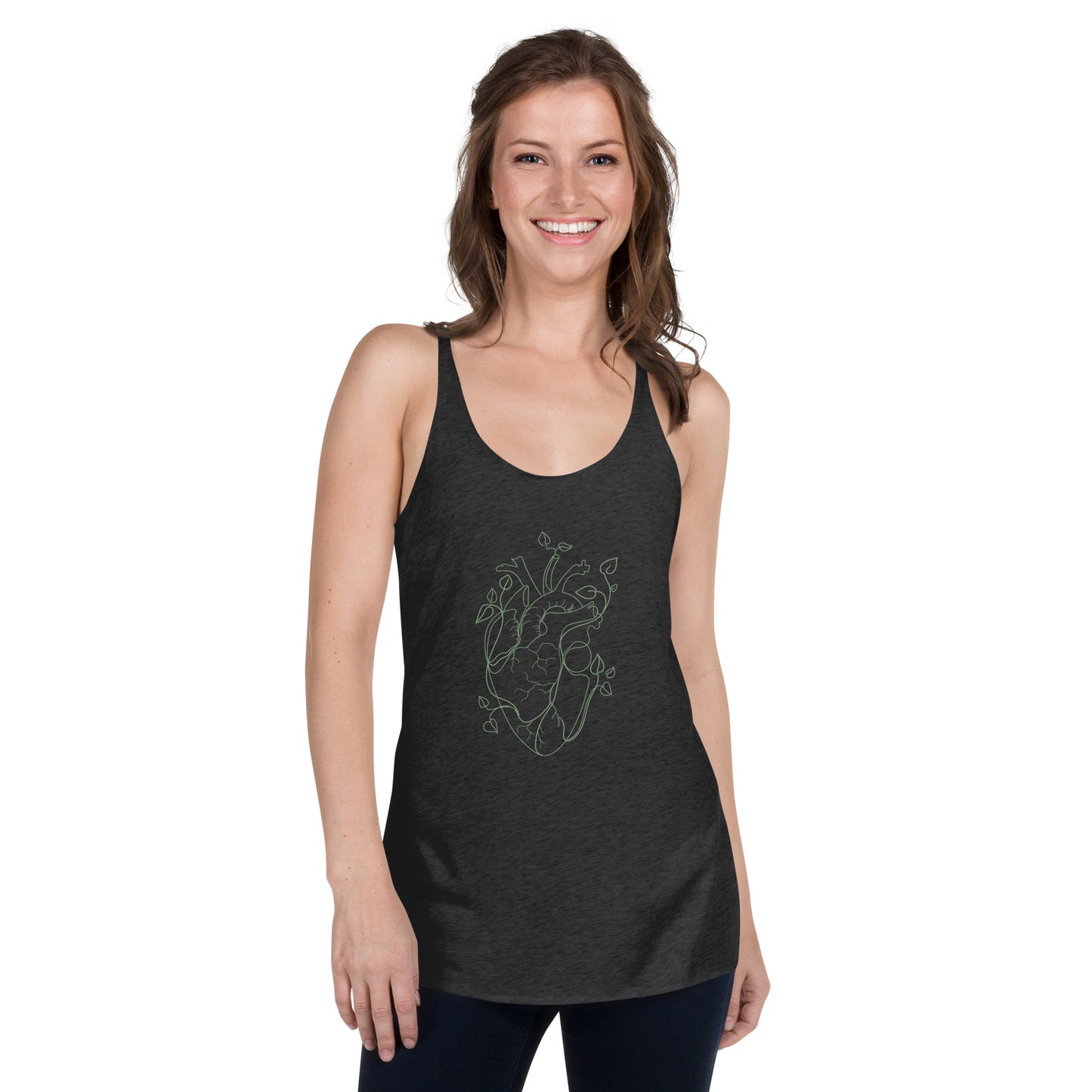 Growing Heart Women's Racerback Tank